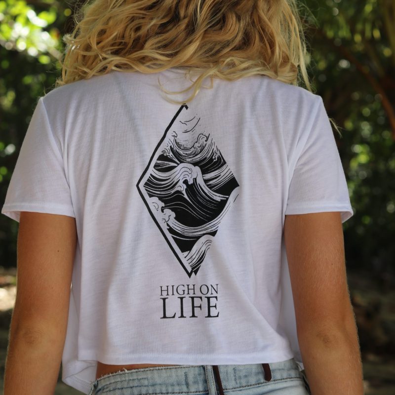 HOL Wave Crop Tee